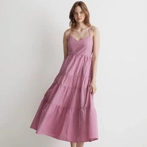 Madewell Sidonie Poplin Maxi Dress